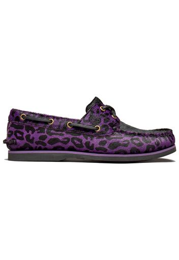 Timberland Classic Boat 2 Eye Wacko Maria Purple Leopard