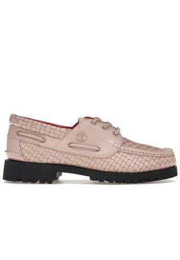 Timberland Woven Leather 3-Eye Lug Supreme Pink