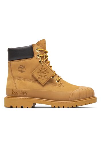 Timberland 6" Boot Premium Bee Line Rubber Toe WP Wheat Nubuck (Women's)