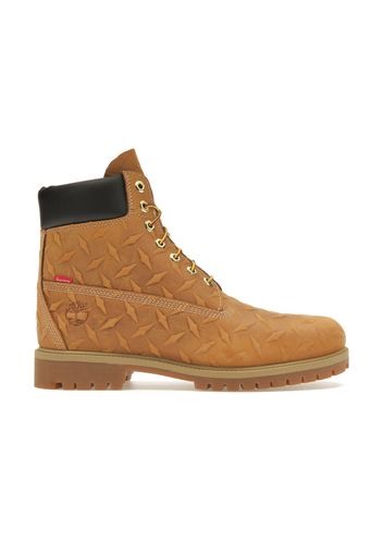 Timberland 6" Premium Waterproof Boot Supreme Diamond Plate Wheat