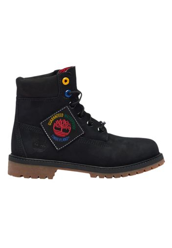 Timberland 6" Premium Boot Black Patch (GS)