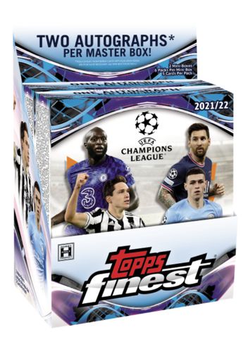 2021-22 Topps Finest UEFA Champions League Soccer Hobby Box