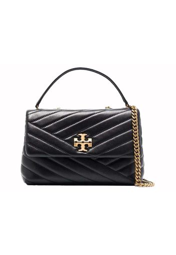 Tory Burch Kira Chevron Small Convertible Shoulder Bag Black