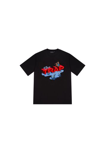 Trapstar Can't Trap A Trapper Tee Black