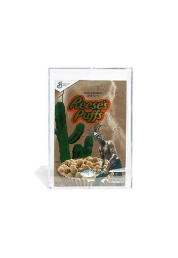 Travis Scott x Reese's Puffs Cereal Limited Edition Box w/ Acrylic Case (Not Fit For Human Consumption)