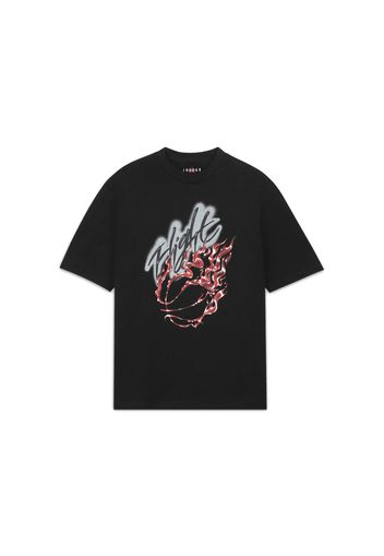 Travis Scott x Jordan Flight Graphic T-Shirt Black