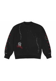 Travis Scott Stitched Crewneck Black