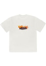 Travis Scott Cactus Jack Flame T-shirt Cream