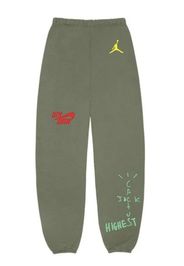 Travis Scott Jordan Cactus Jack Highest Sweatpant Olive