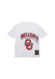 Travis Scott x Mitchell & Ness Oklahoma Sooners Hand-Drawn T-Shirt White