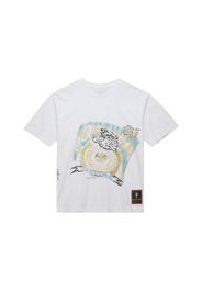 Travis Scott x Mitchell & Ness Southern University Jaguars Hand-Drawn T-Shirt White