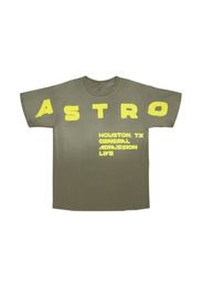 Travis Scott Flaming TV Tee Brown