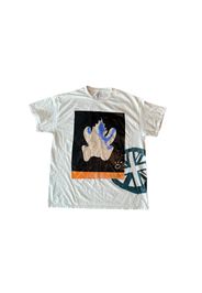 Travis Scott O2 Live Union Jack T-shirt White