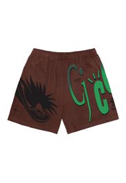 Travis Scott Cactus Jack CJ CC Shorts Brown