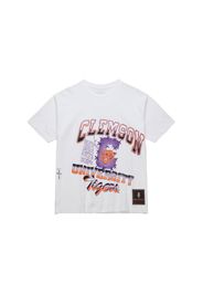 Travis Scott x Mitchell & Ness Clemson Tigers Hand-Drawn T-Shirt White