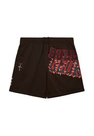 Travis Scott x Mitchell & Ness Georgia Bulldogs Basketball Shorts Brown