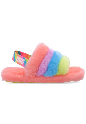 UGG Fluff Yeah Slide Peach Bliss Multi Color (Kids)