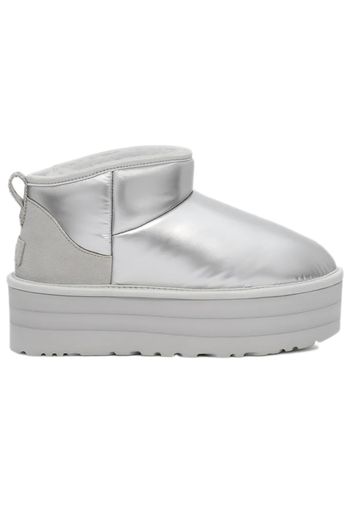 UGG Ultra Mini Platform Hi Shine Boot Silver (Women's)