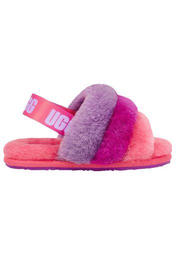 UGG Fluff Yeah Slide Purple Rainbow (Toddler)