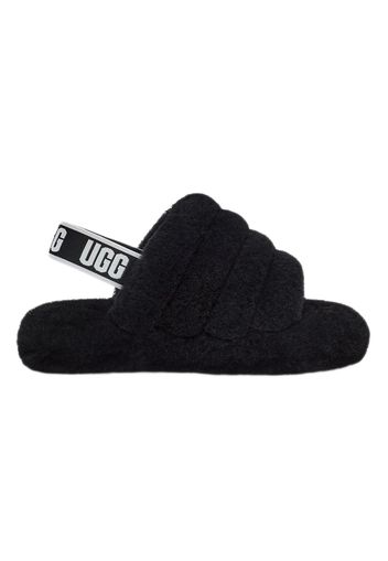 UGG Fluff Yeah Slide Black (Kids)