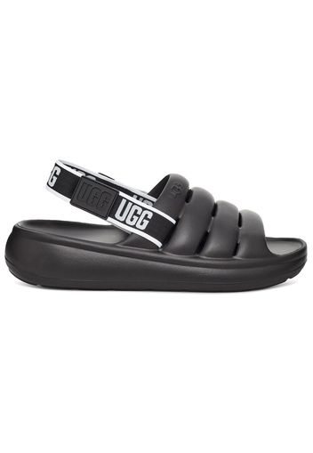 UGG Sport Yeah Slide Black White