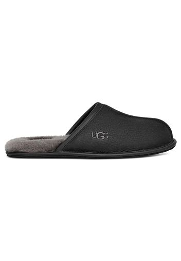 UGG Scuff Leather Slipper Black