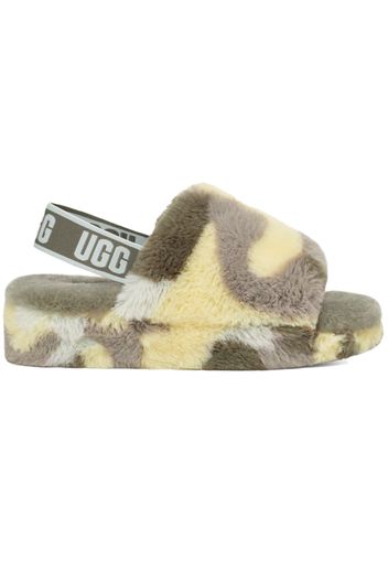 UGG Fluff Yeah Slide Camopop Moss Green (Women's)