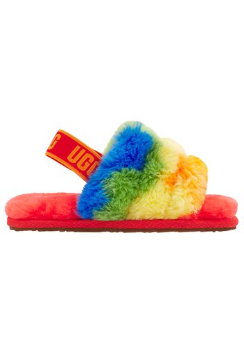 UGG Fluff Yeah Slide Rainbow Stripes (Toddler)