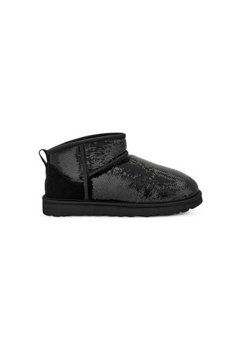 UGG Classic Ultra Mini Boot Mirror Ball Black (Women's)