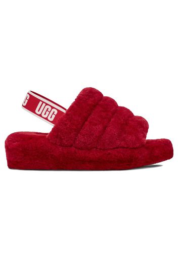 UGG Fluff Yeah Slide Samba Red (Women's)