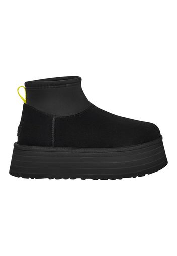 UGG Classic Mini Dipper Boot Black Yellow (Women's)