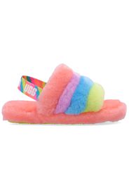 UGG Fluff Yeah Slide Peach Bliss Multi Color (Kids)