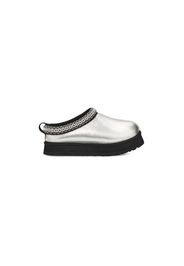 UGG Tazz Leather Slipper Silver Metallic (Kids)