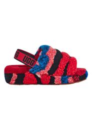 UGG Fluff Yeah Slide Cali Collage Red (Women's)