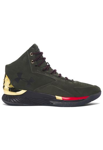 Under Armour Curry 1 Lux Mid Suede Downtown Green