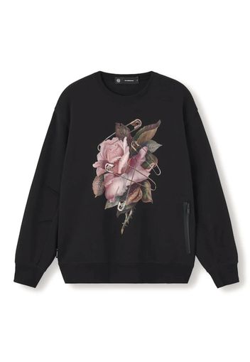 Uniqlo GU x Undercover Flower Graphic Sweatshirt Black