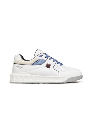 Valentino One Stud Low White Blue