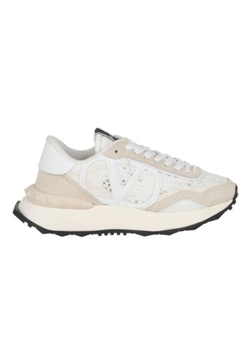 Valentino Lace and Mesh Lacerunner White Ivory (Women's)