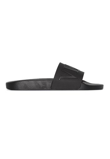 Valentino VLTN Rubber Slide Sandal Black