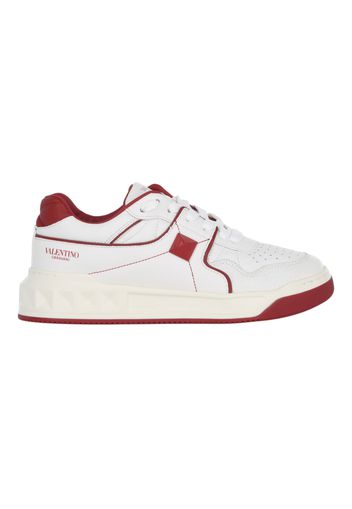 Valentino One Stud Low-Top White Red (Women's)