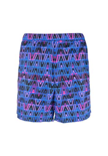 Valentino Neon V Swimshort Blue