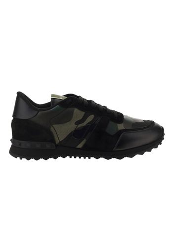 Valentino Garavani Rockrunner Camouflage Black Black Green