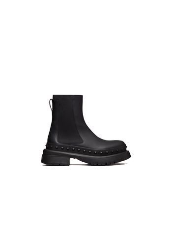 Valentino M-Way Rockstud Beatle Boots Black