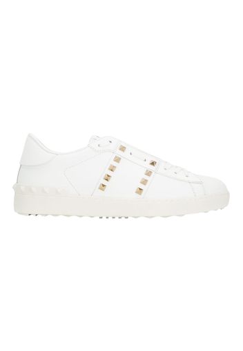 Valentino Garavani Rockstud Untitled White Platinum-finish Stud