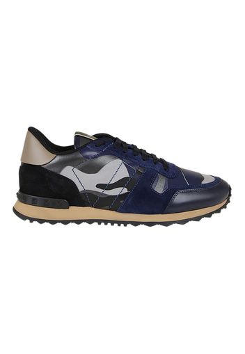 Valentino Garavani Rockrunner Camouflage Black Navy Beige