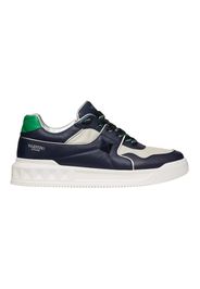 Valentino Garavani One Stud Low Top Marine White Bright Green