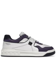 Valentino One Stud Low-Top White Purple Black