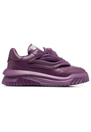 Versace Odissea Caged Rubber Medusa Sneaker Plum Purple