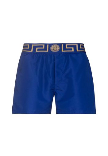 Versace Greca Key Swim Shorts Royal Blue