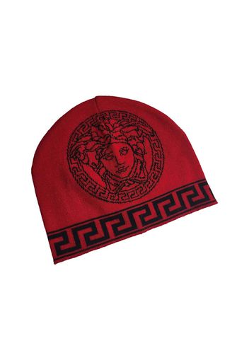 Versace Medusa Beanie Red/Black